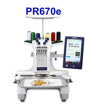 Brother PR670E / PR670EC embroidery machine